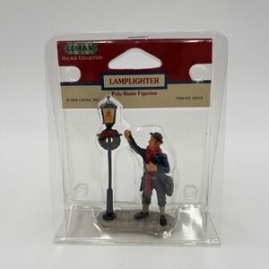 NEW Vtg Lemax Village Collection LAMPLIGHTER #02410 2000 Poly-Resin Figurine #20